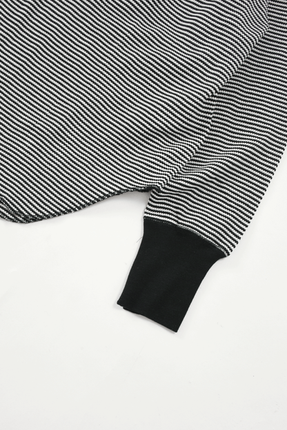 Basic Waffle Hem Round Henley