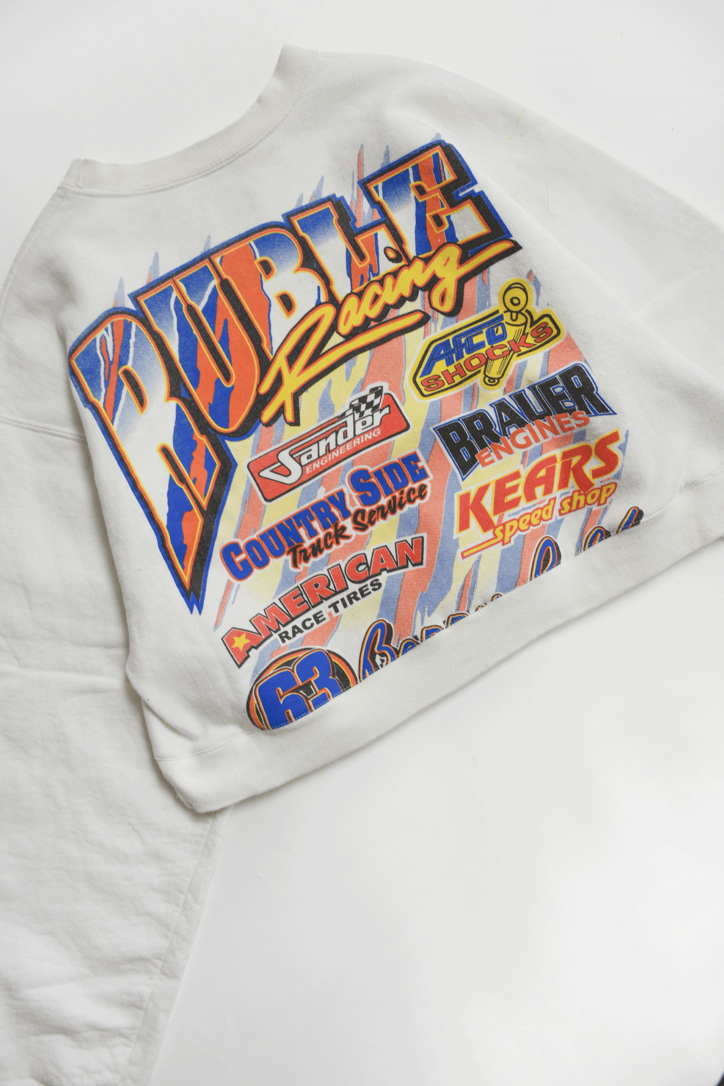 Vintage Remake US Men's racing Crop top Sweat #1