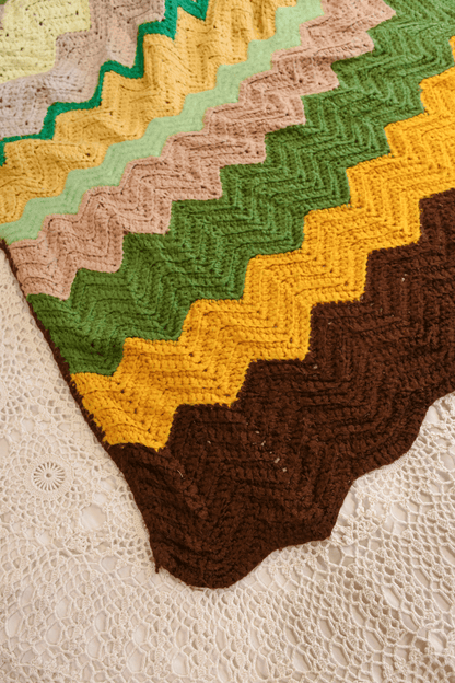 Vintage Crochet Rug No.5