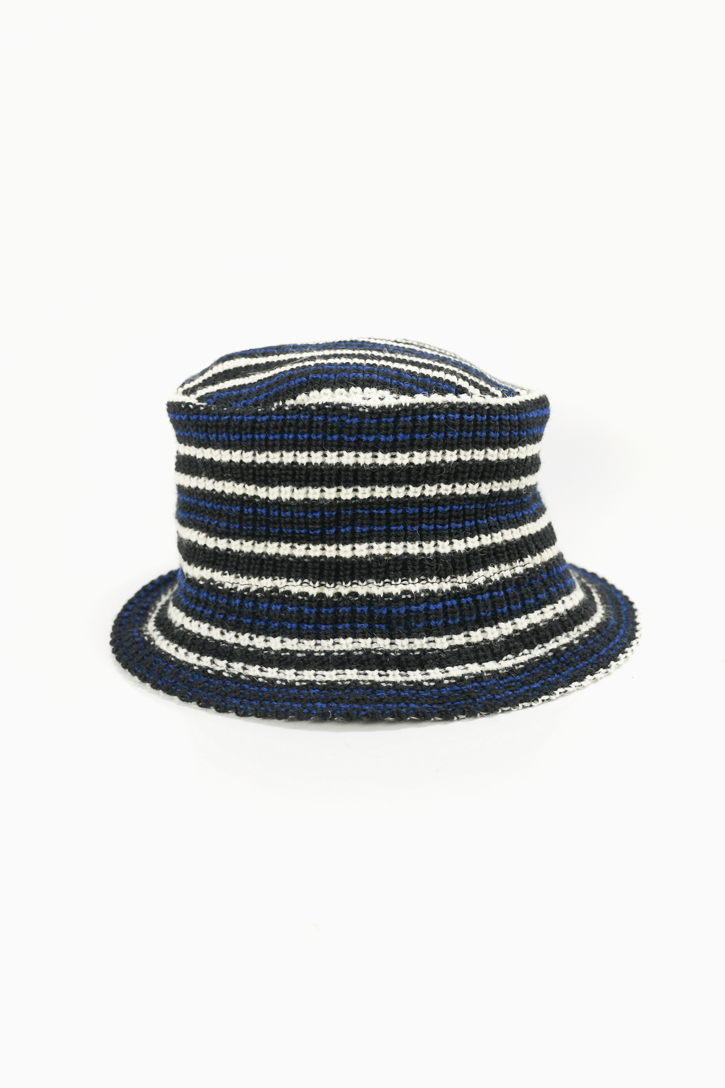 Rib Multi Border Straight Bucket Hat