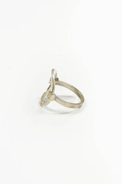 Cut-out Coin Ring /H-006