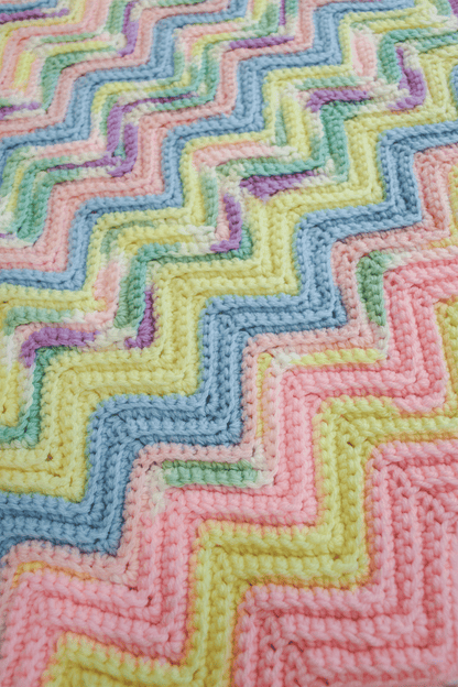 Vintage Crochet Rug No.9