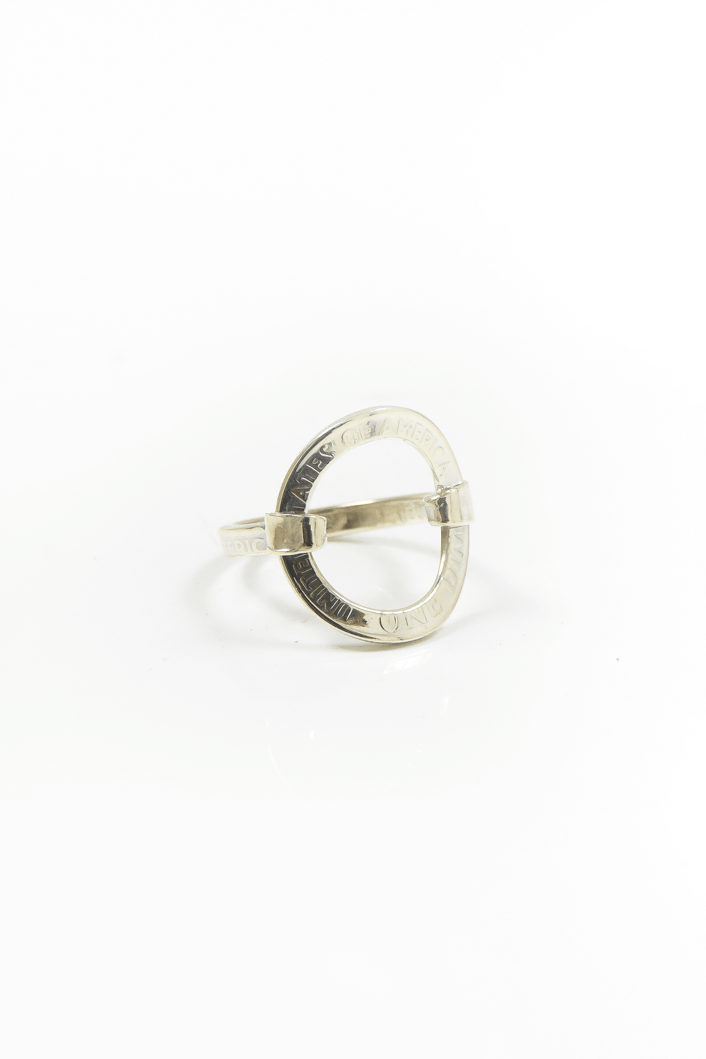 Cut-out Coin Ring /H-006