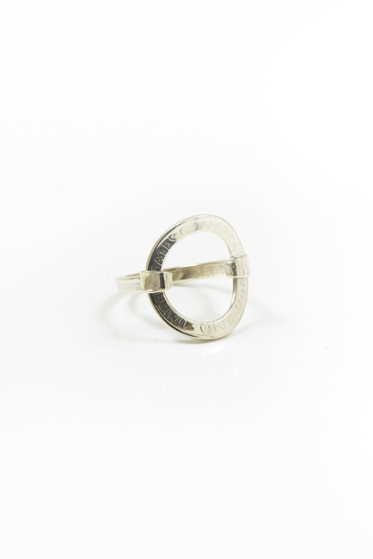 Cut-out Coin Ring /H-006