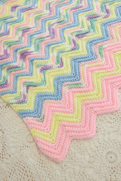 Vintage Crochet Rug No.9