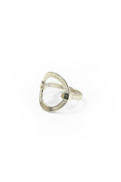 Cut-out Coin Ring /H-006