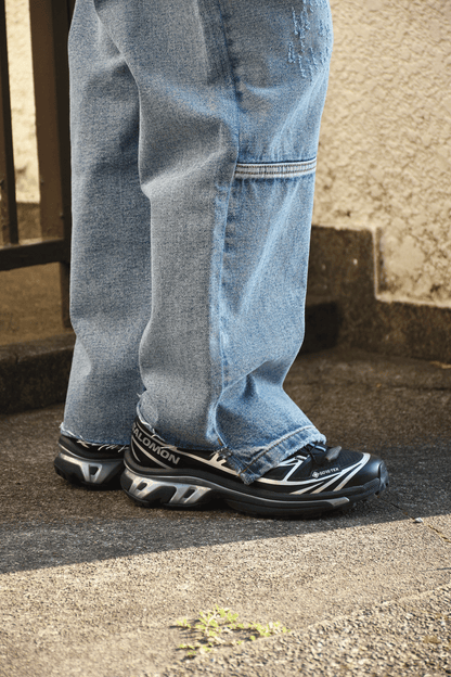 Tucked Wide Denim Pants