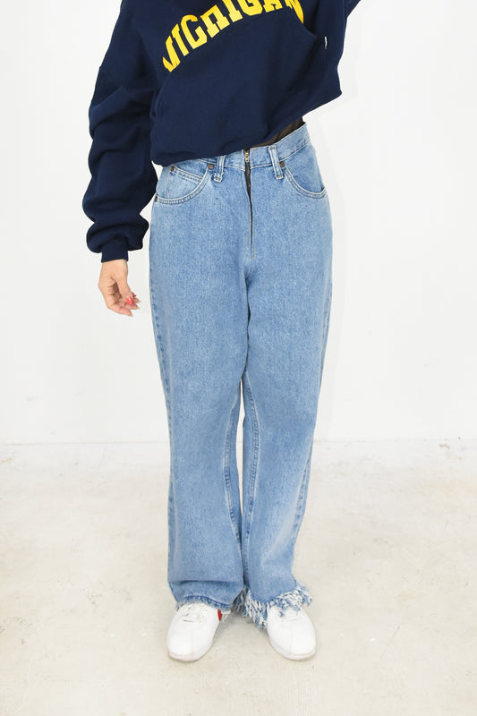 circa make fringe denim pants(Leg/100cm)