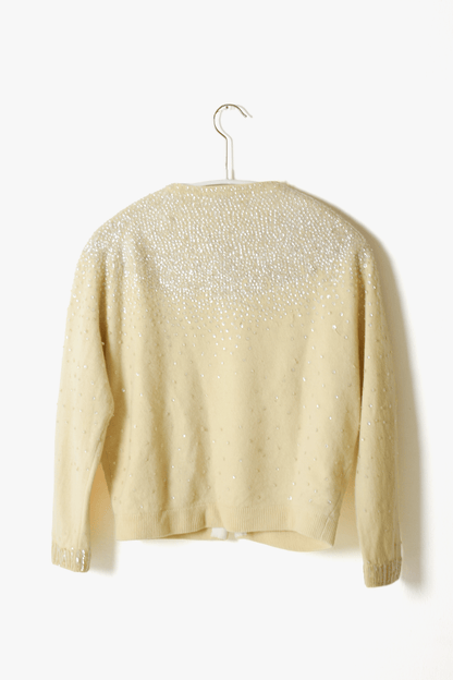 Antique beaded cardigan