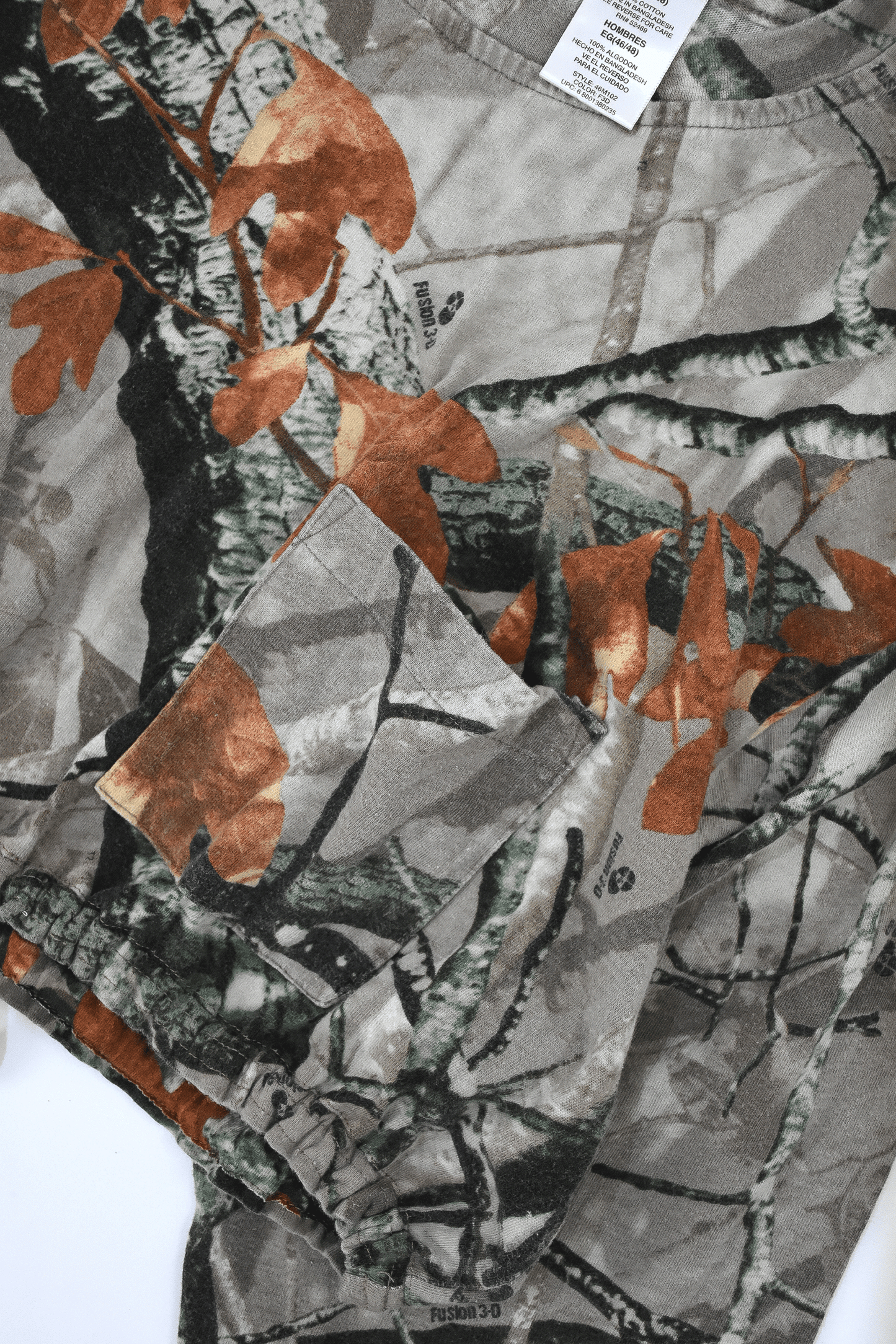 Vintage Remake Crop Top US Real Tree Long Tee”4type”