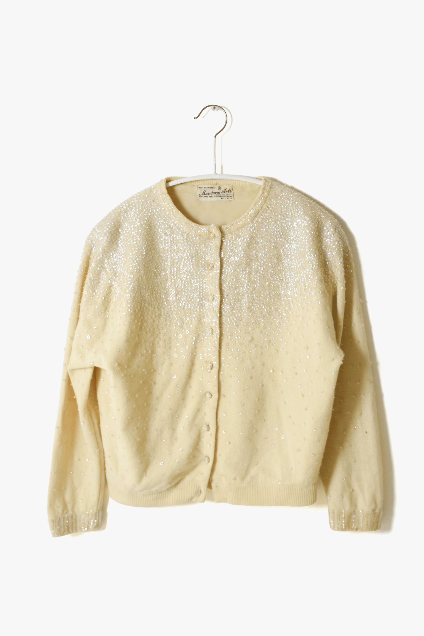 Antique beaded cardigan