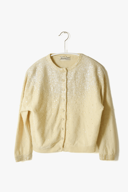 Antique beaded cardigan