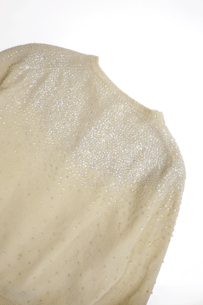 Antique beaded cardigan