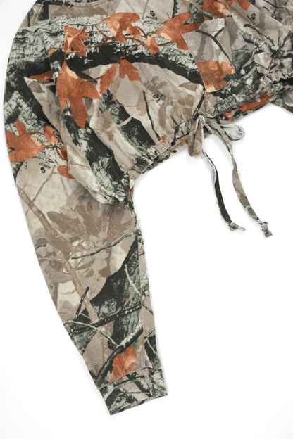 Vintage Remake Crop Top US Real Tree Long Tee”4type”