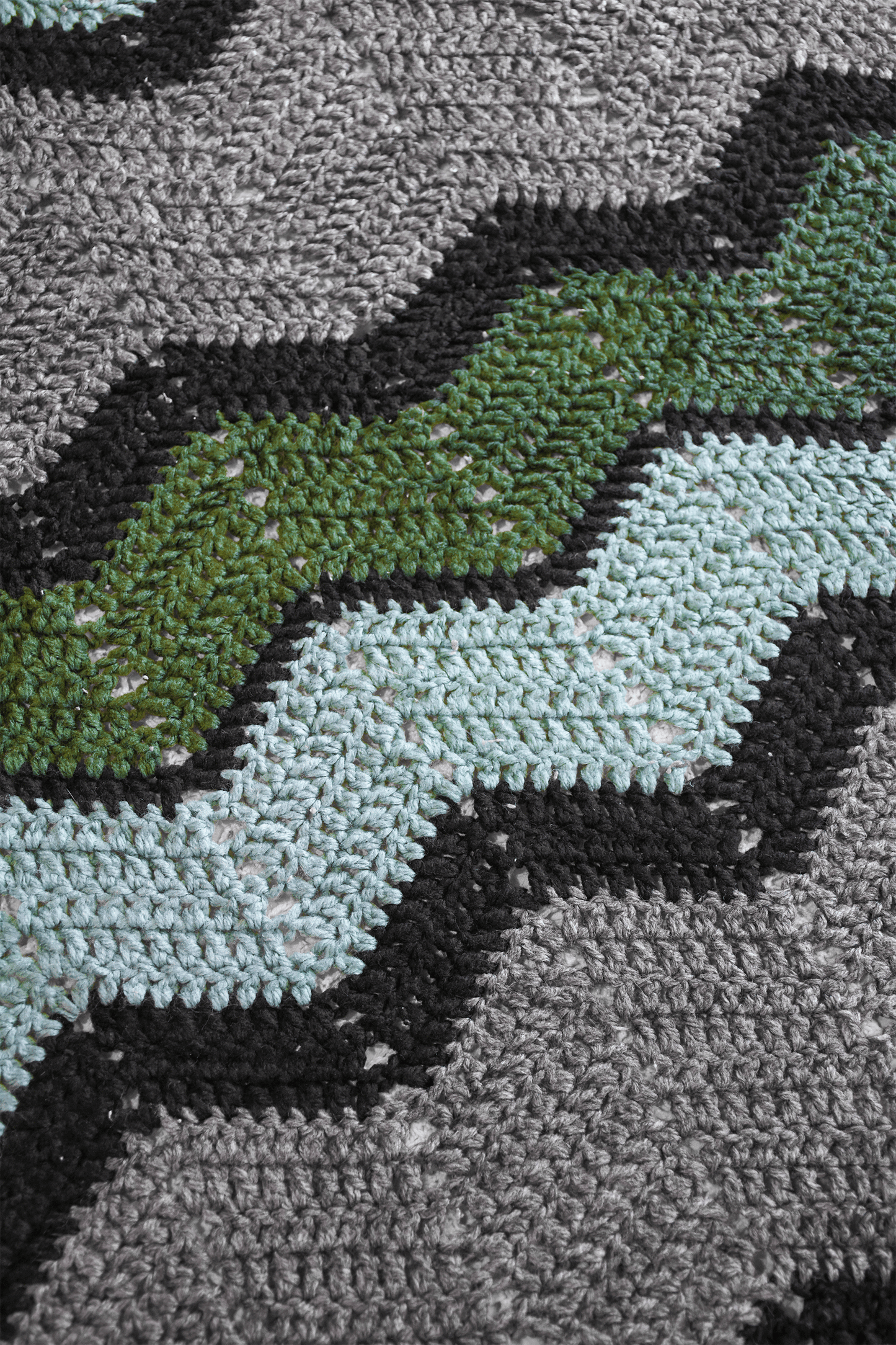 Vintage Crochet Rug No.3