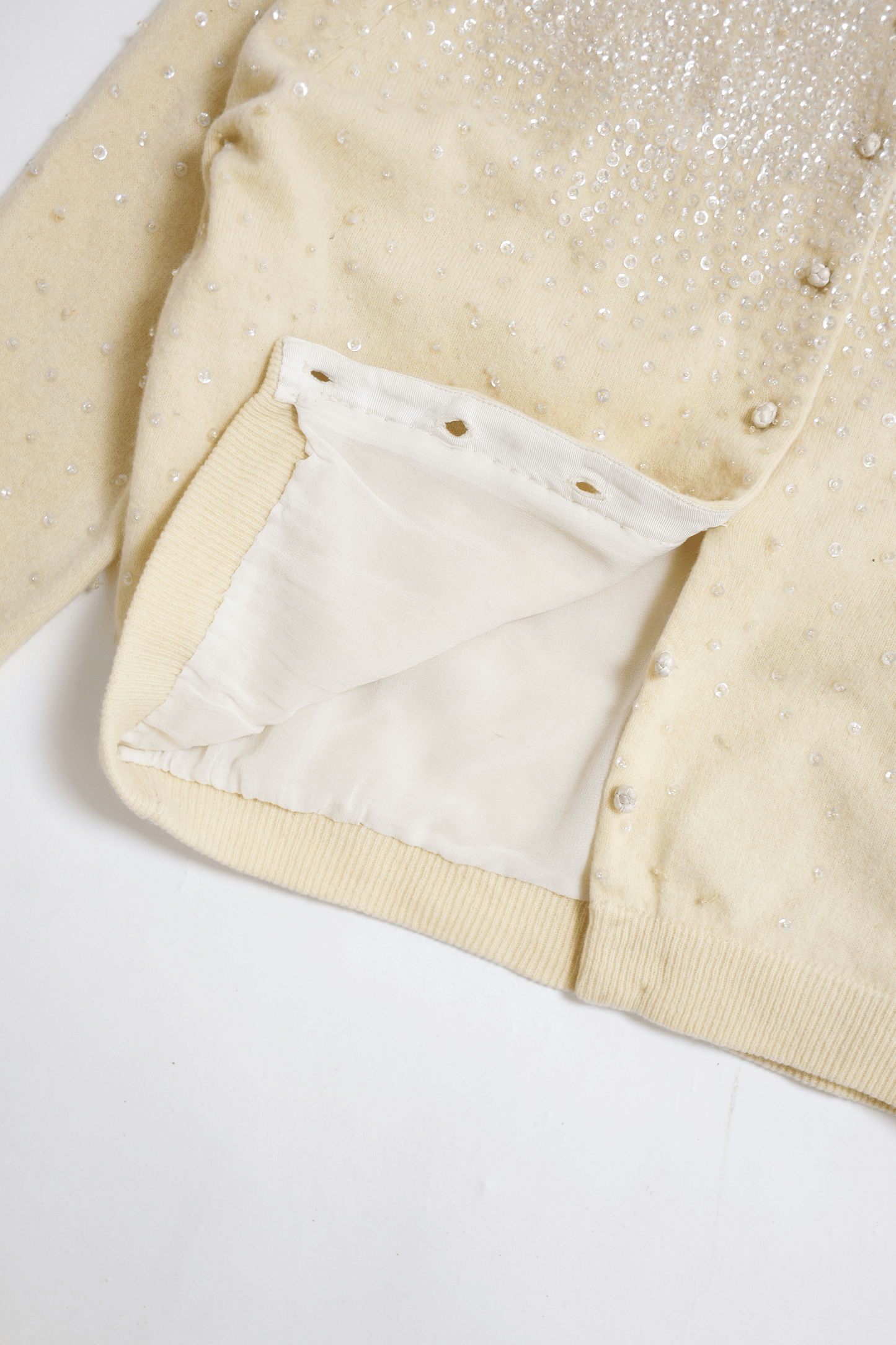 Antique beaded cardigan