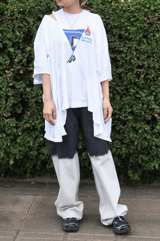 circa make cross cutback wide print top