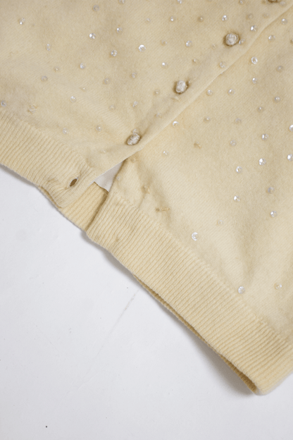Antique beaded cardigan