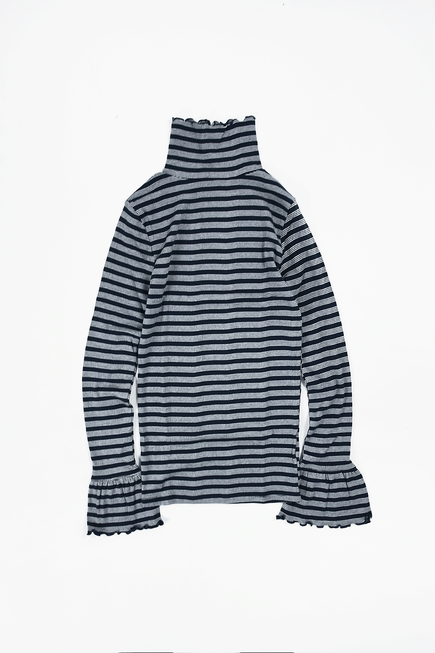 Panel Rib Turtleneck Tee