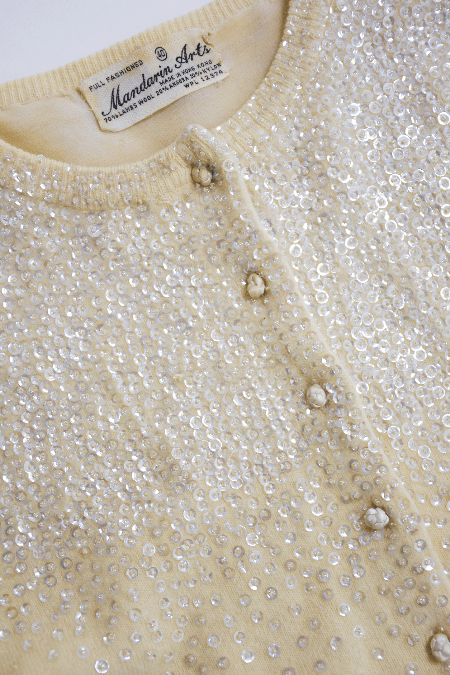 Antique beaded cardigan