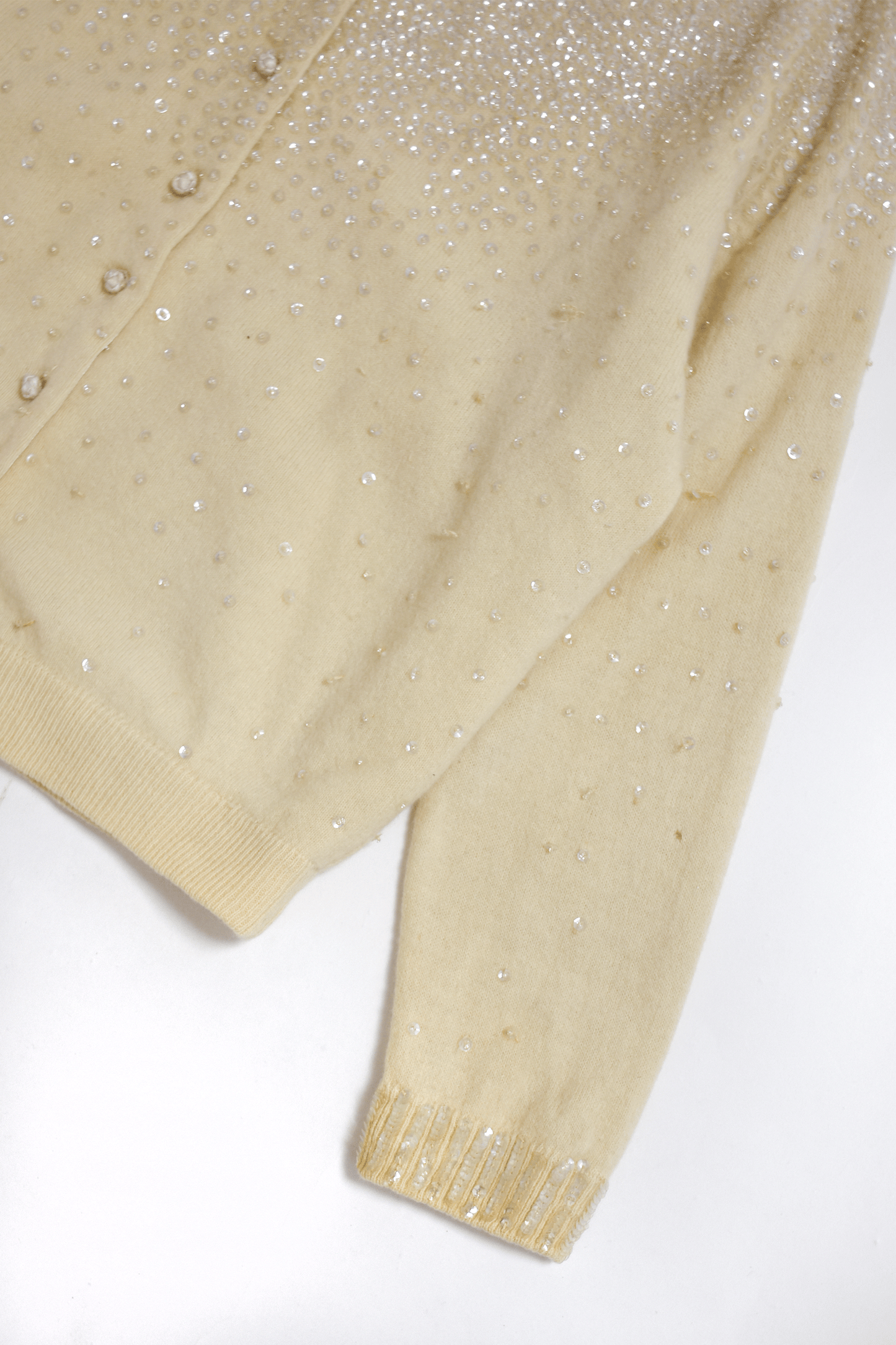Antique beaded cardigan