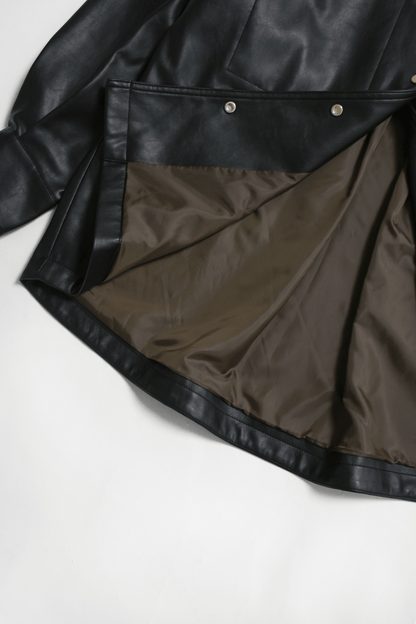 Fake leather jacket