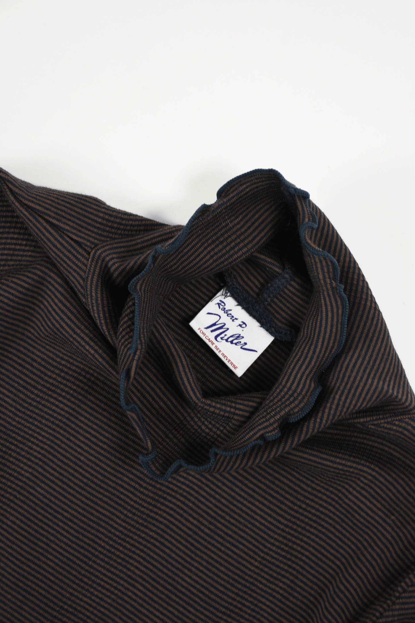 Panel Rib Turtleneck Tee