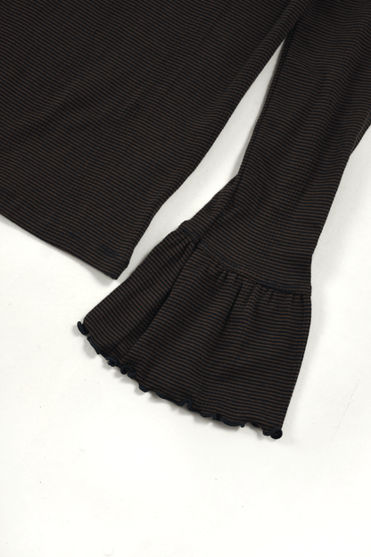 Panel Rib Turtleneck Tee