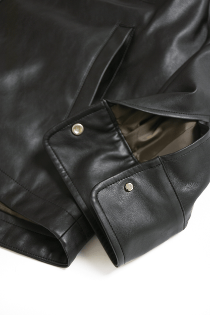 Fake leather jacket