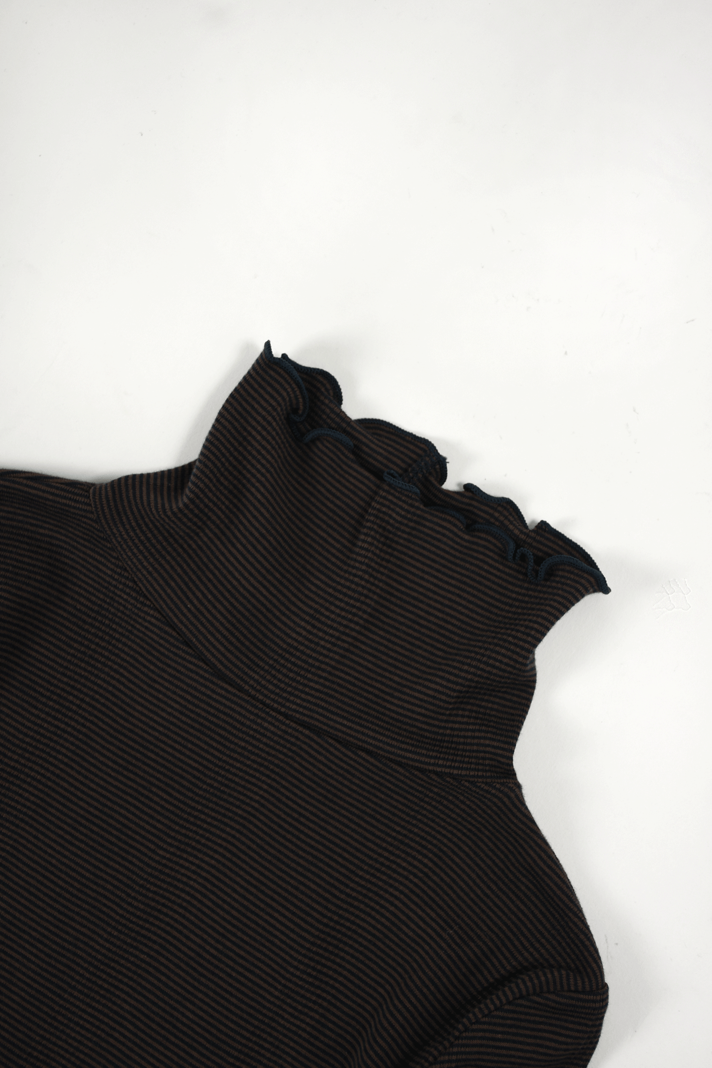 Panel Rib Turtleneck Tee