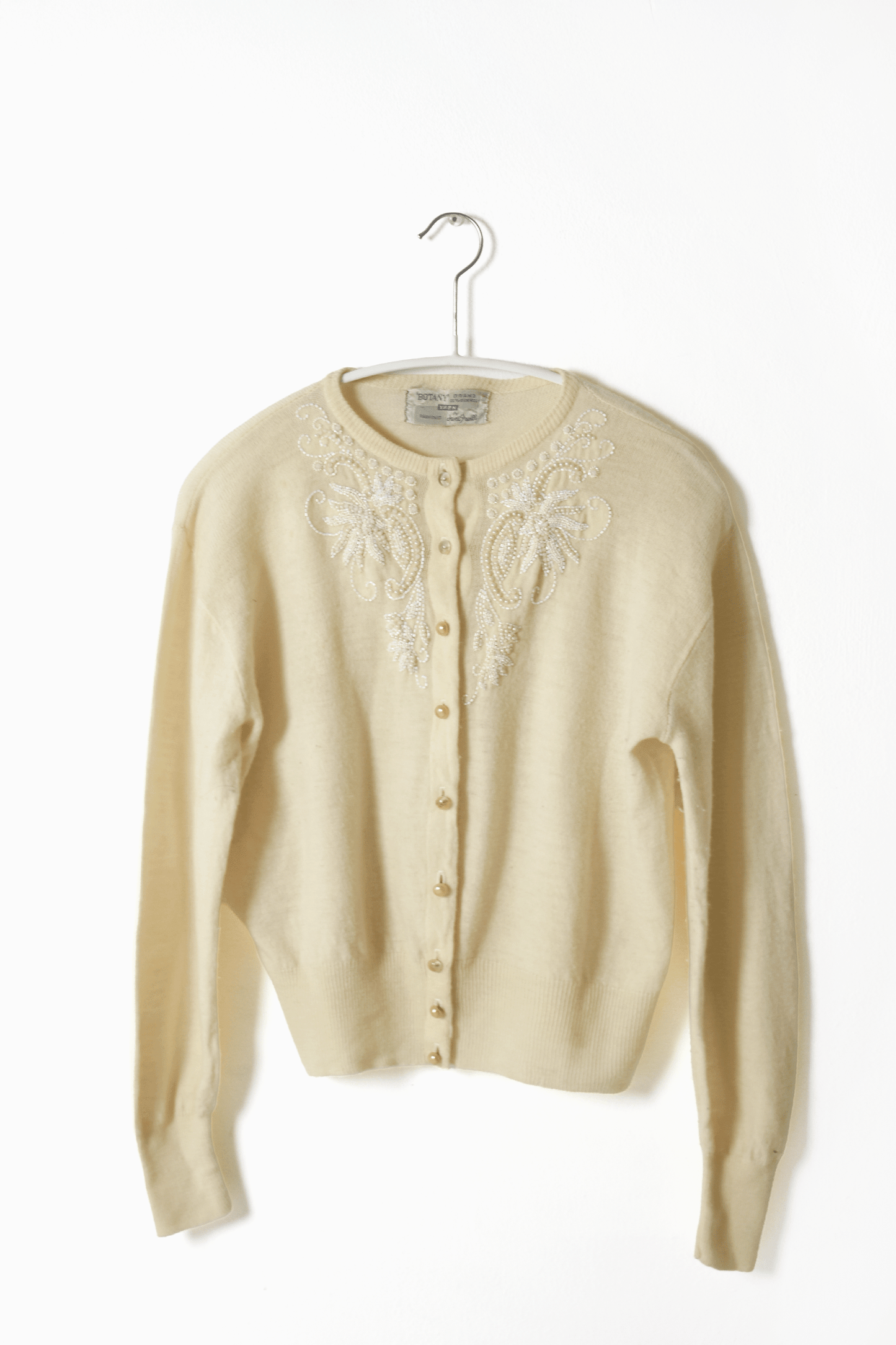 Antique beaded cardigan