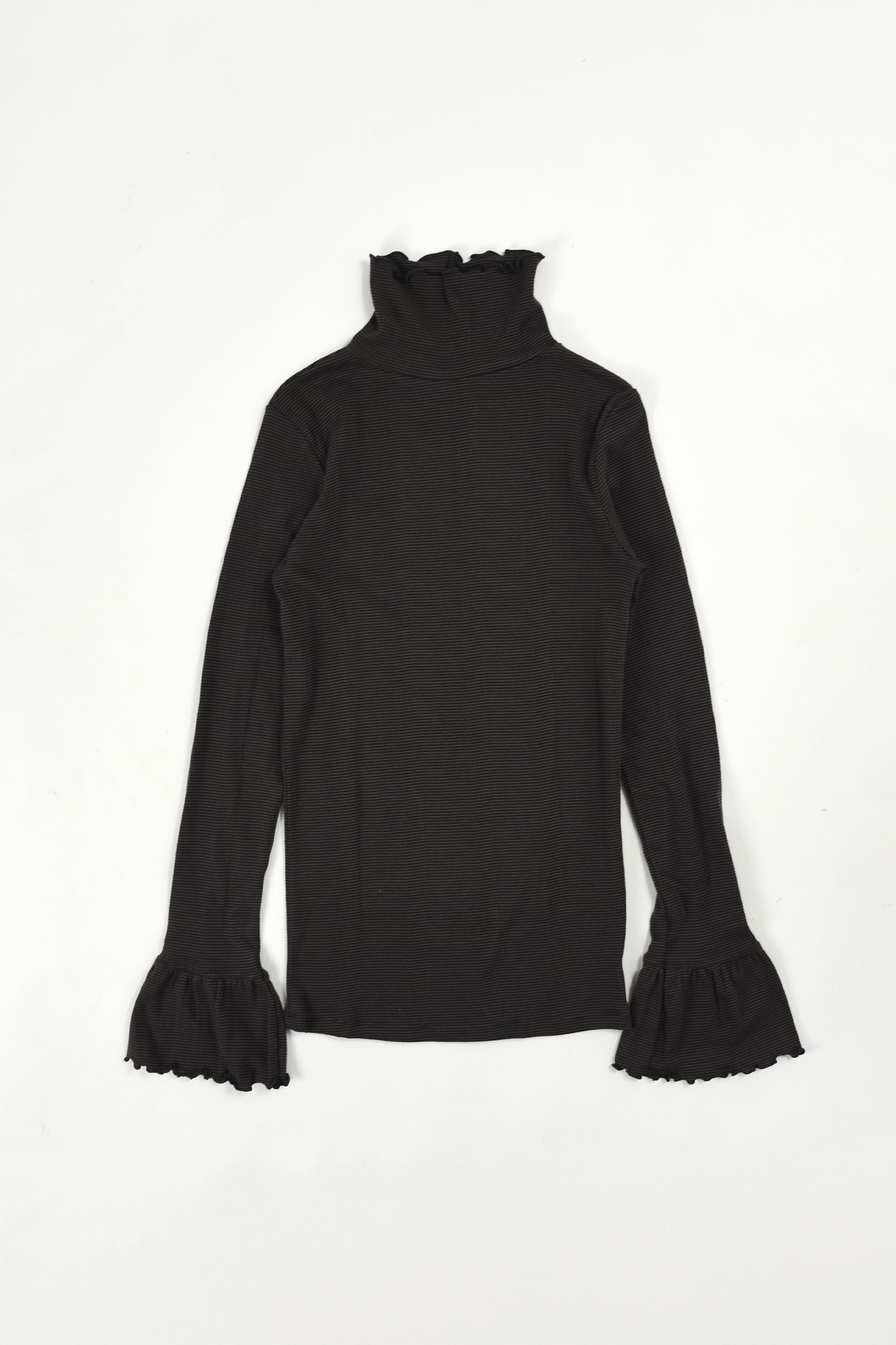 Panel Rib Turtleneck Tee