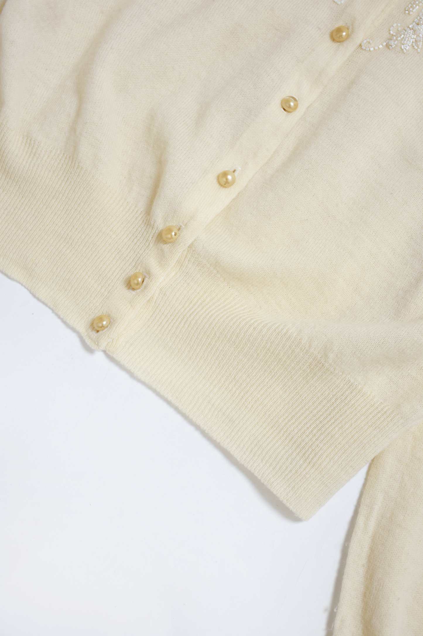 Antique beaded cardigan