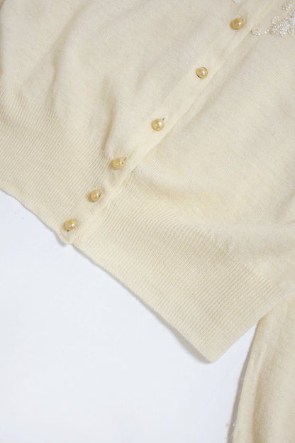 Antique beaded cardigan
