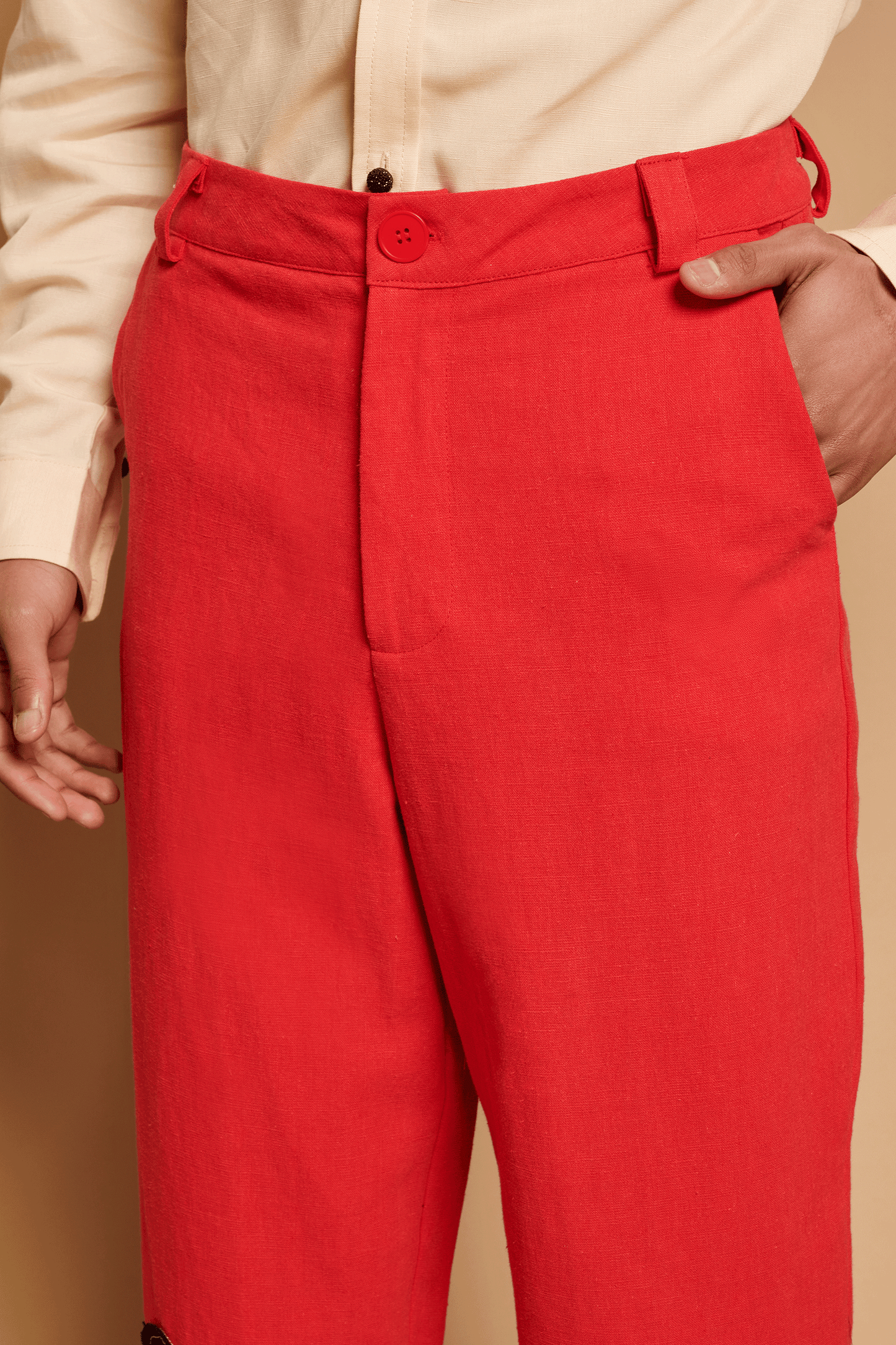 Camelia Applique Trousers