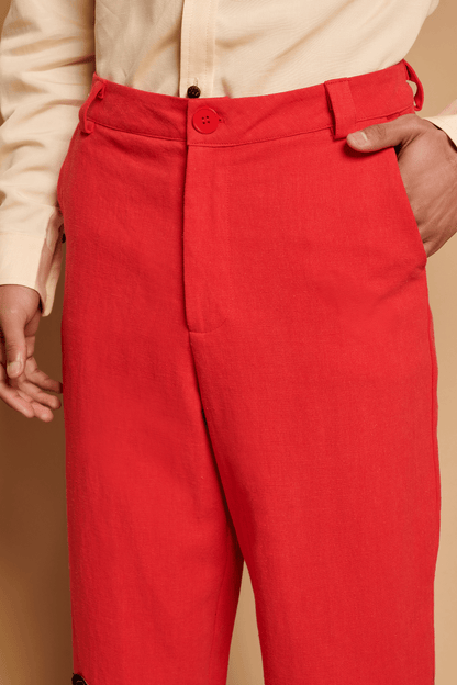 Camelia Applique Trousers