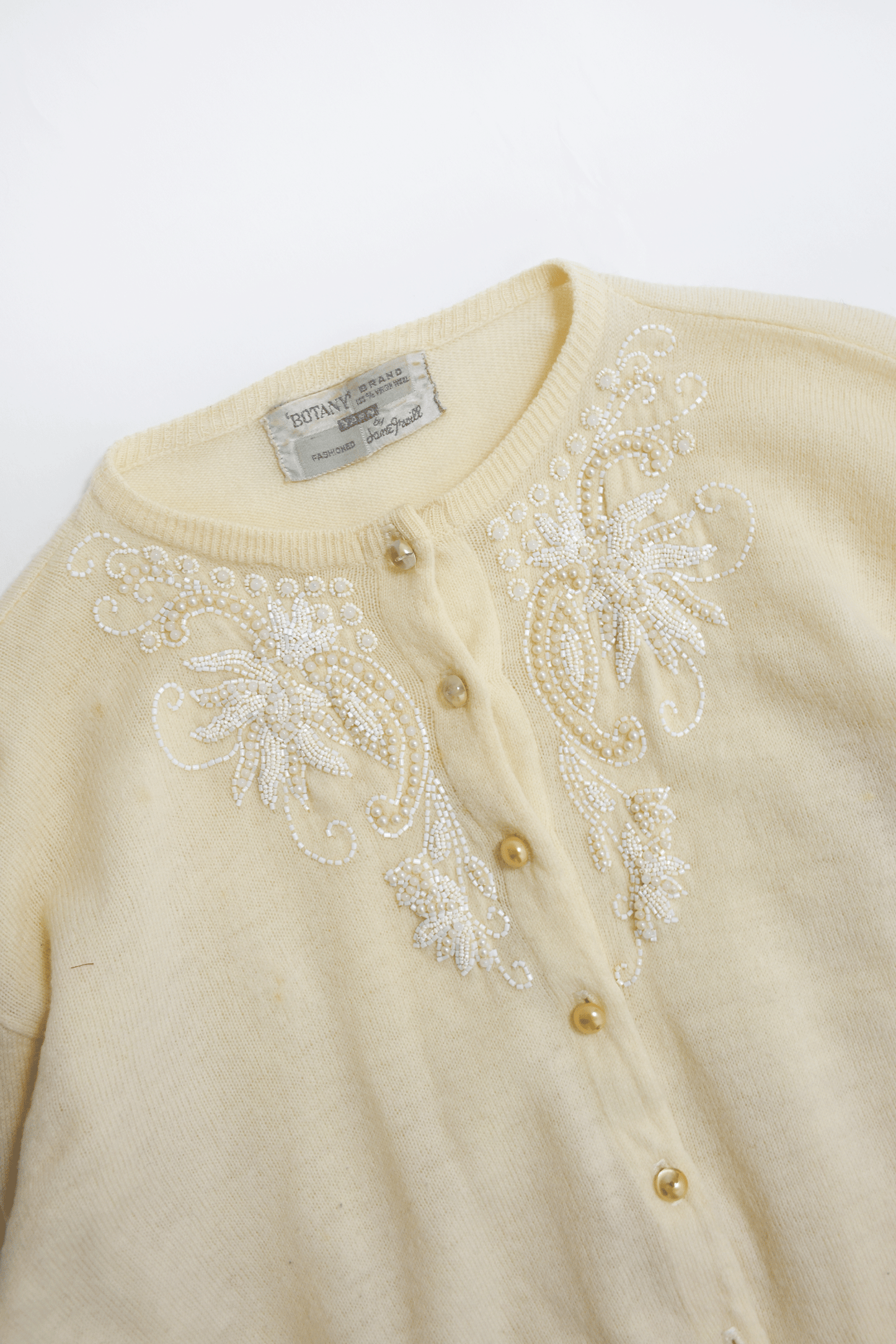 Antique beaded cardigan