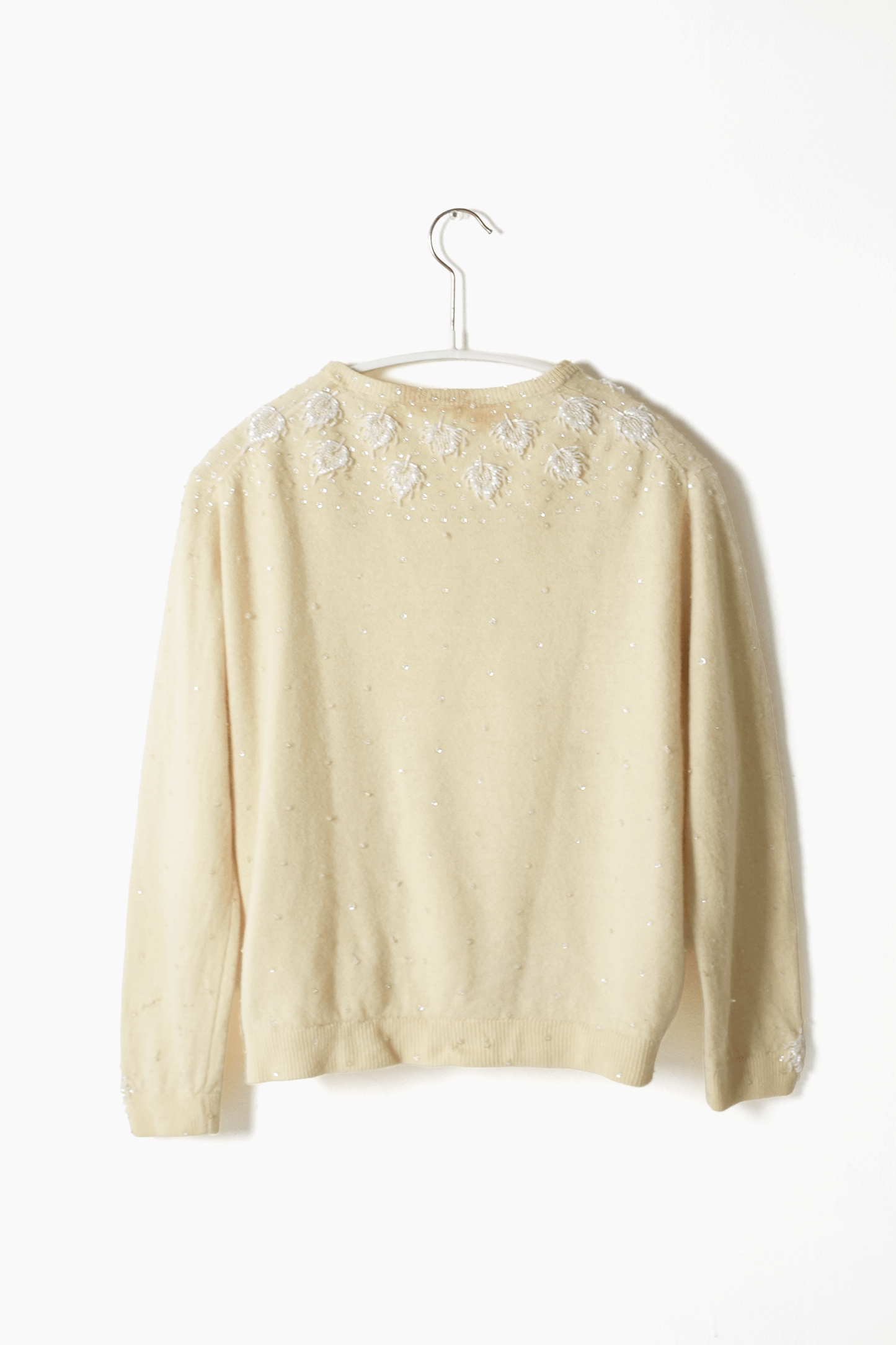 Antique beaded cardigan