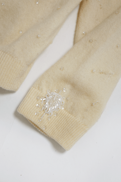 Antique beaded cardigan