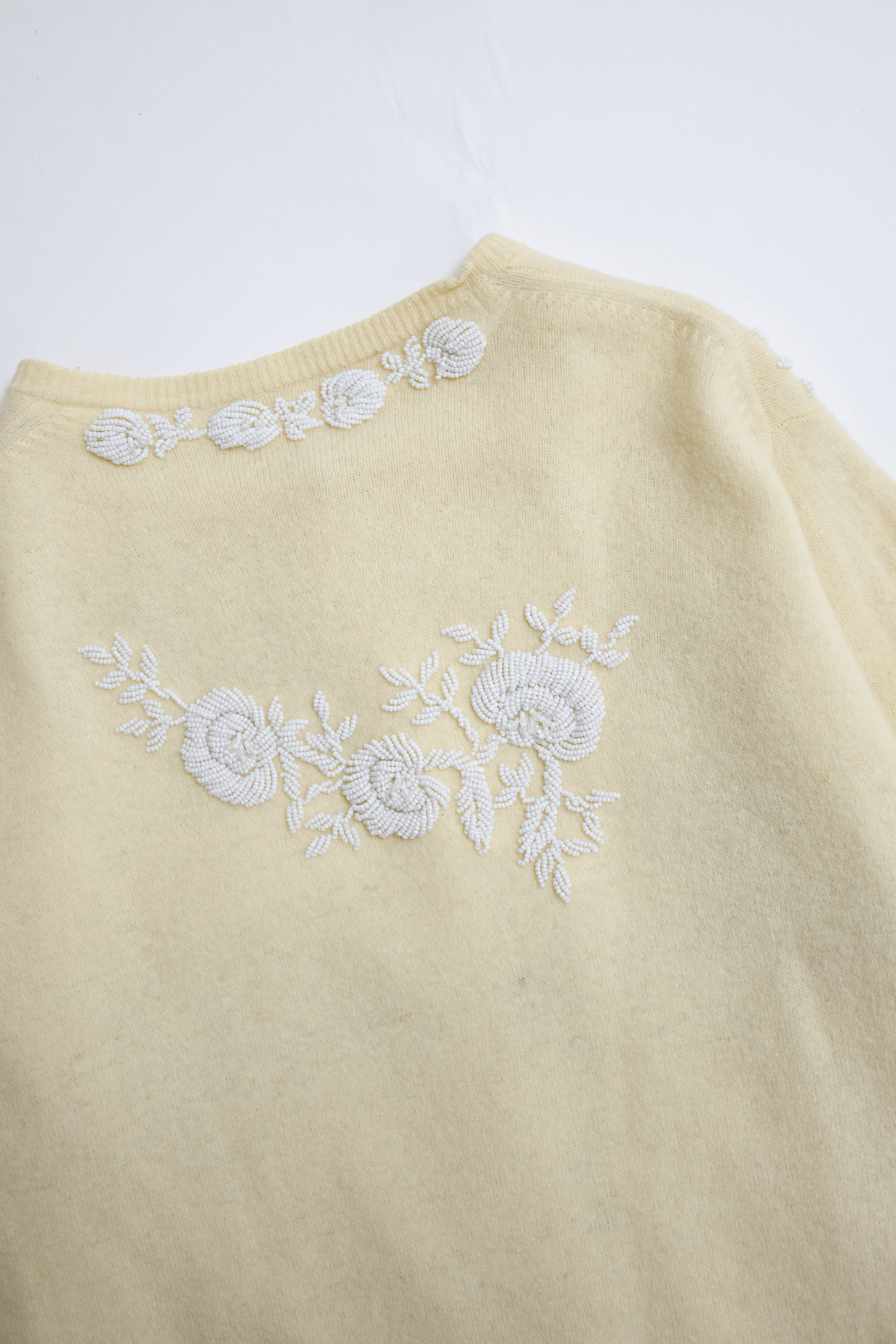 Antique beaded cardigan