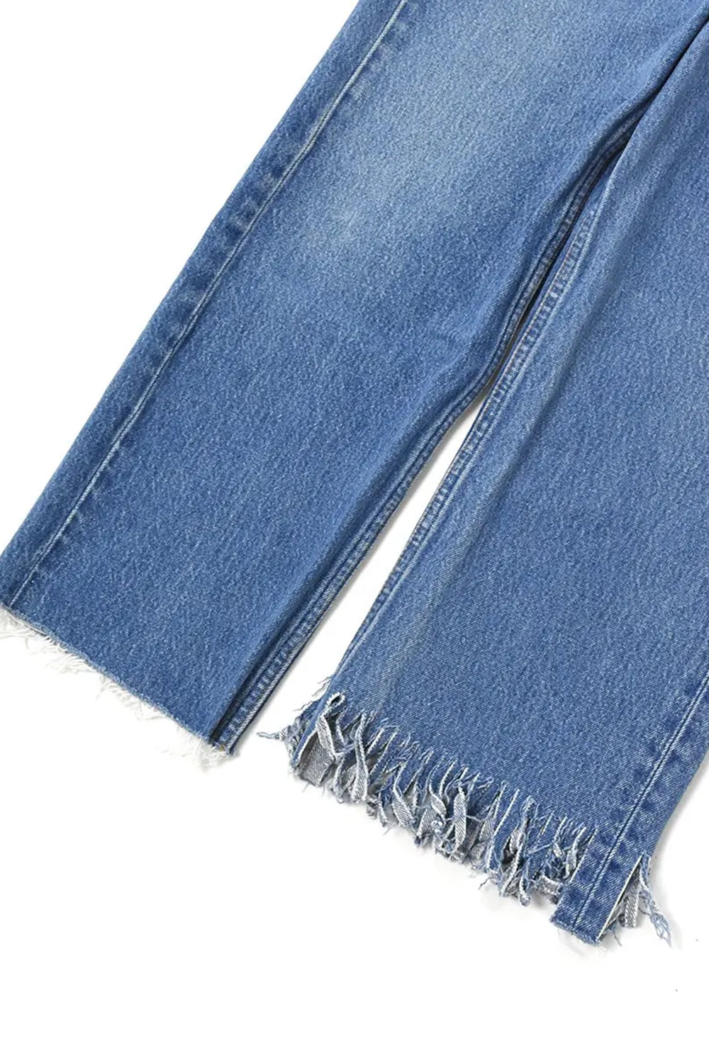 circa make fringe denim Short Leg pants