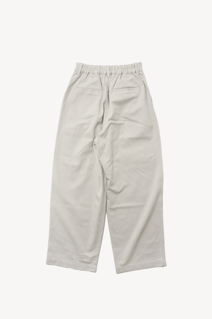 High-waisted washed pants
