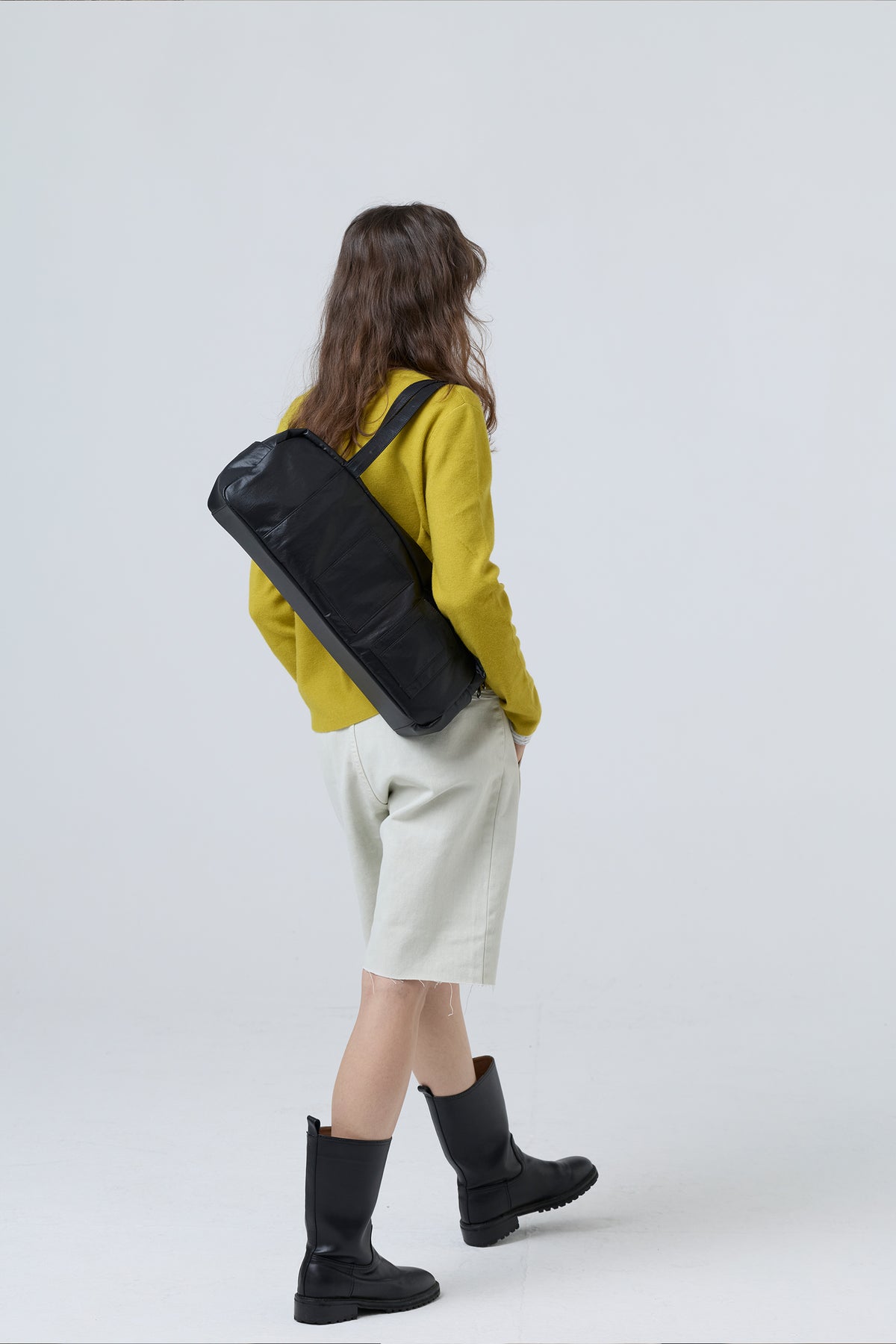 Glossy Grid Duffl S Bag
