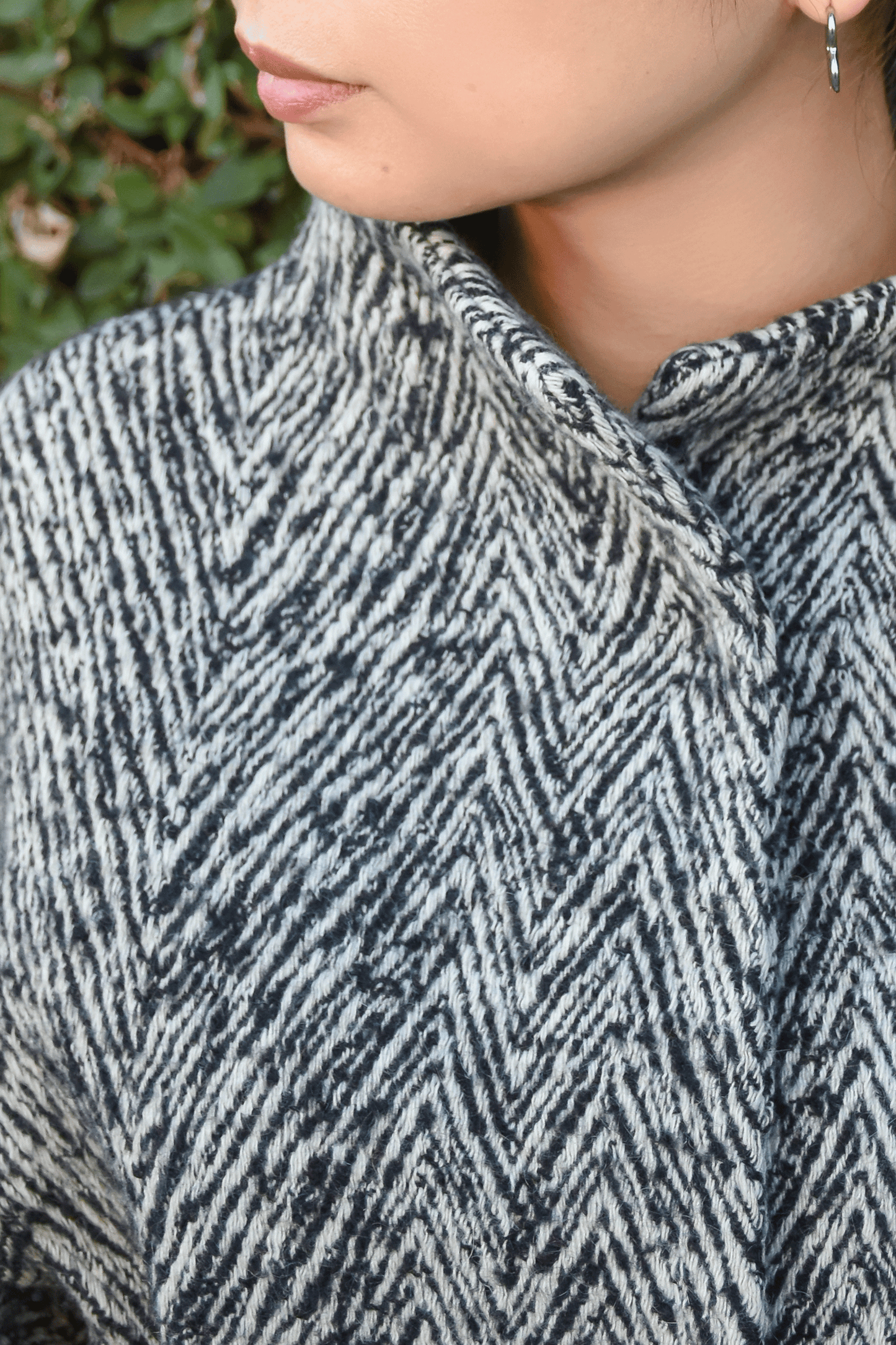 Vintage Stand Collar Coat