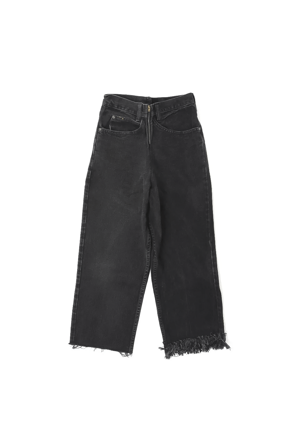 circa make fringe denim Short Leg pants