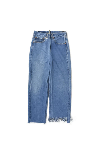 circa make fringe denim Short Leg pants