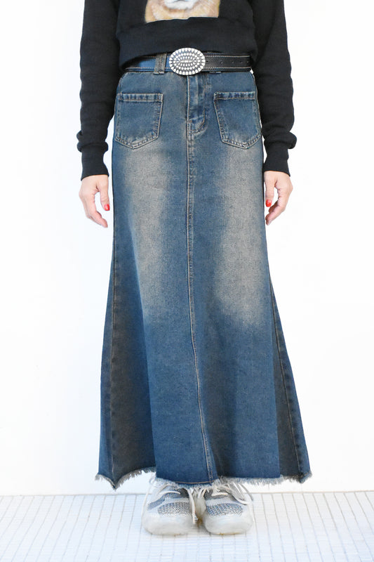 Mermaid Denim Skirt