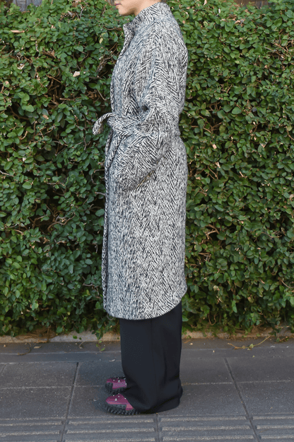 Vintage Stand Collar Coat