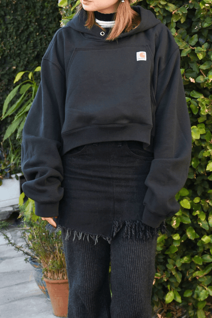 Vintage Remake US Men's Crop top Hoodie #7