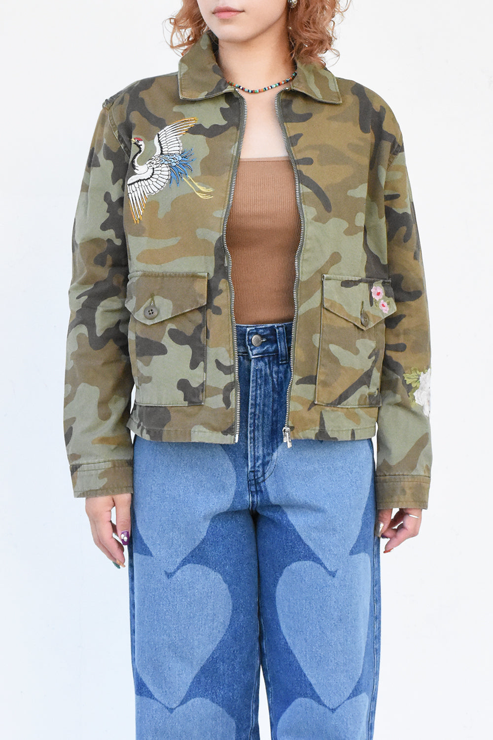 Embroidery Camo Swingtop